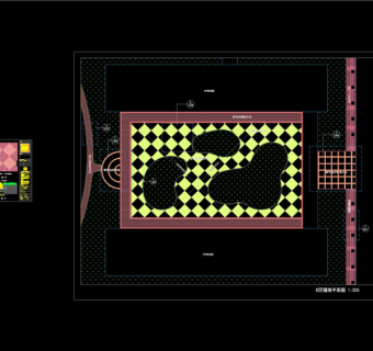 铺地CAD景观图纸