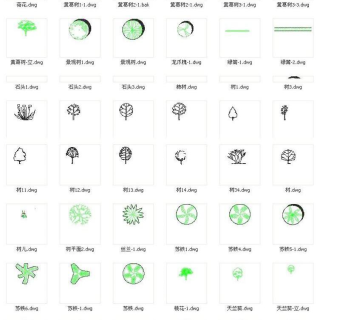 植物CAD图块素材