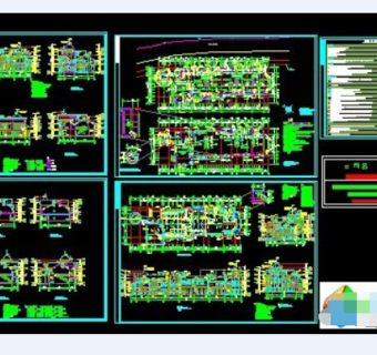 某商铺建筑施工图CAD设计图下载