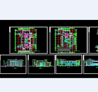 某图书馆建筑工程CAD设计图