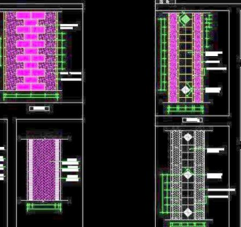 51个园路铺装样式CAD图例3D模型