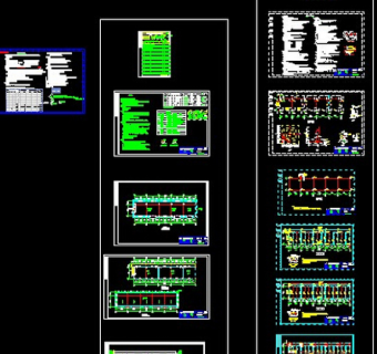 某钢结构仓库施工图CAD图纸