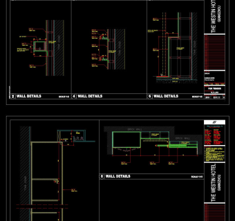 五层商务中心cad建筑图纸