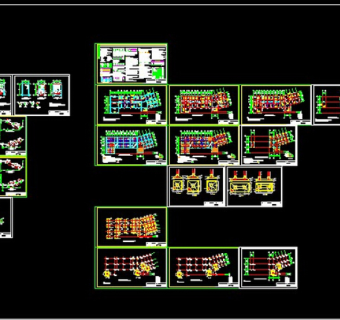 某医疗用房建筑设计图CAD图纸