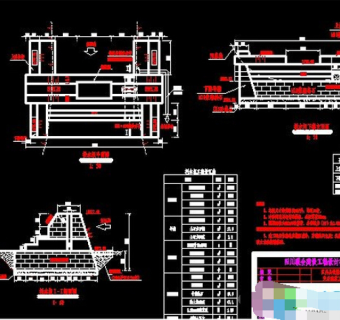 饮水工程水厂CAD设计图下载