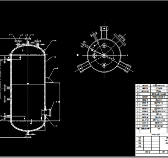 储槽总装图CAD图纸