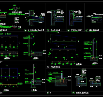 节点大样图cad图纸