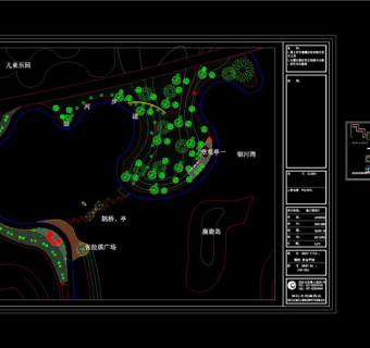 鹊桥CAD景观图纸