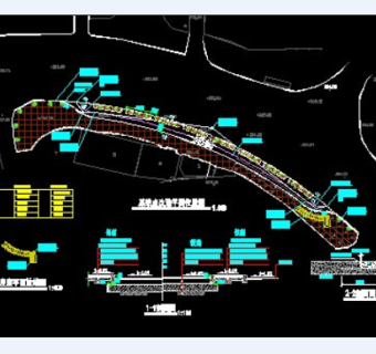 公交首末站施工图CAD图纸免费下载