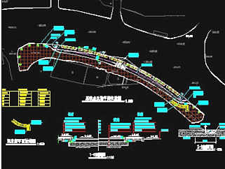 公交首末站施工图CAD图纸免费下载