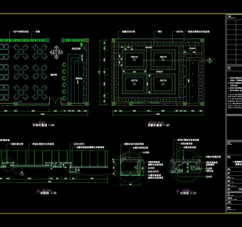 咖啡吧cad源文件