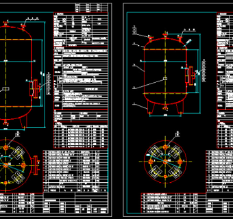 不锈钢储罐CAD图纸