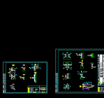 闪蒸罐一套图CAD图纸