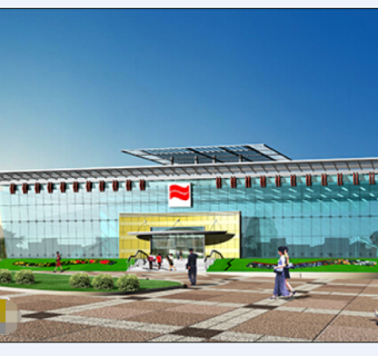 某城市展览馆cad建筑工程图纸