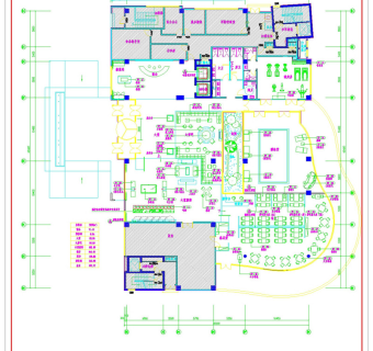 五星级涉外豪华型酒店cad图