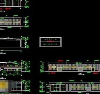 全套汽车展厅cad建筑施工工程图纸