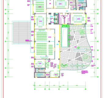 五星级涉外豪华型酒店cad图纸