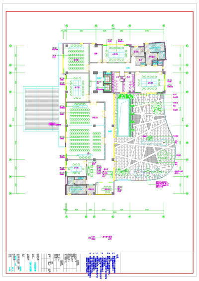 五星级涉外豪华型酒店cad图纸