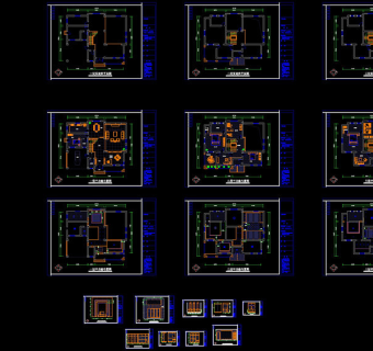 楼房节点cad平面图