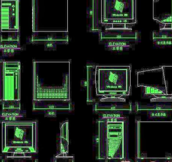 cad电脑图纸图块素材
