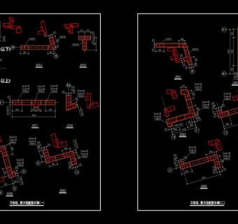 剪力墙配筋cad图纸