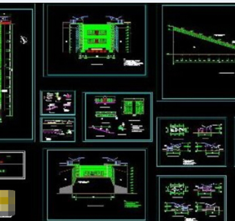 值班室cad施工设计图