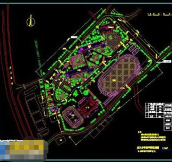 全套学校设计cad方案图纸