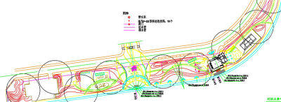 河滨水CAD景观图纸
