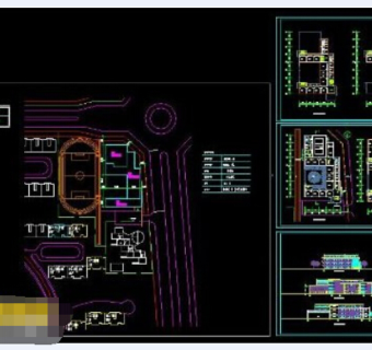 小学全套cad建筑施工图纸