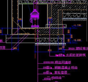 广场音乐喷泉CAD施工详图