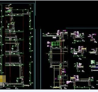 节点详图及墙身剖面cad施工设计施工图