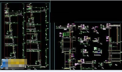 节点详图及墙身剖面cad施工设计施工图