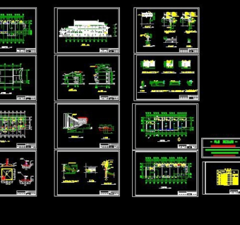 仿古建筑CAD施工详图