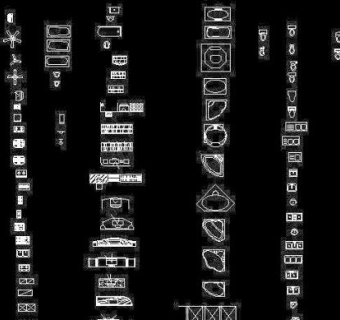 柜、洁具CAD图库