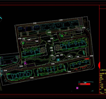 竖向设计图CAD景观图纸