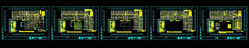 顶面照明布置图cad图纸