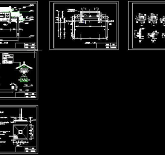 文化街古建牌坊CAD施工详图