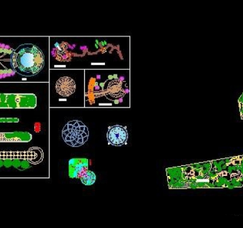 一些建筑小品CAD施工大样图