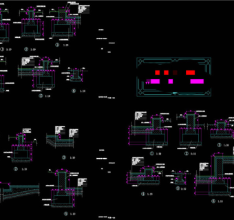 小品大样CAD景观图纸