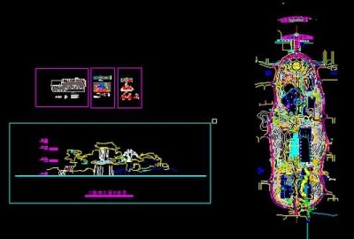 几个常用假山CAD施工详图