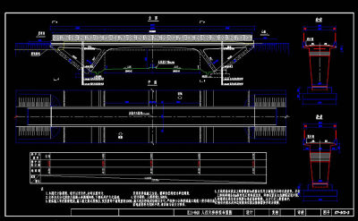 桥梁cad设计图纸素材