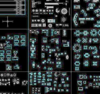 CAD平面图库经典