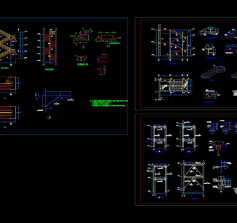 楼梯cad图纸
