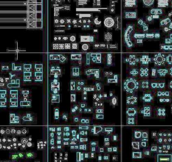 CAD平面图库经典平面