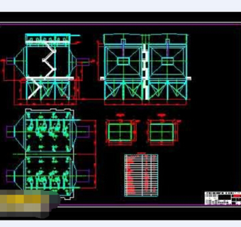 全套电除尘器cad设计施工图纸