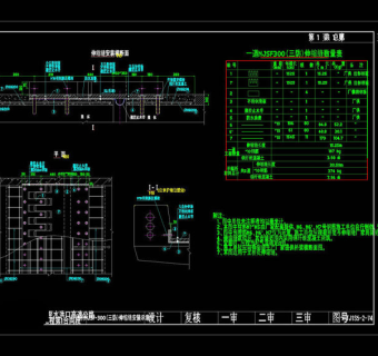 主桥伸缩缝cad图纸