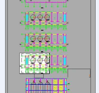 酸奶厂乳酸发酵车间cad设备布置施工图