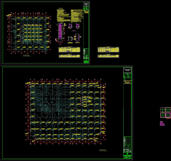 桩基础cad平面图纸
