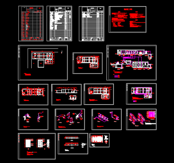 800吨印染废水工程套图CAD图纸