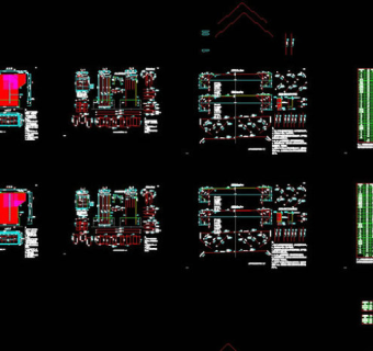 主桥桥墩钢筋构造图cad图纸